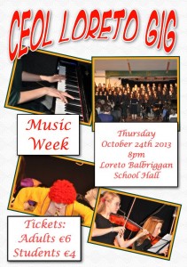 Gig Poster Oct ONLY 2013